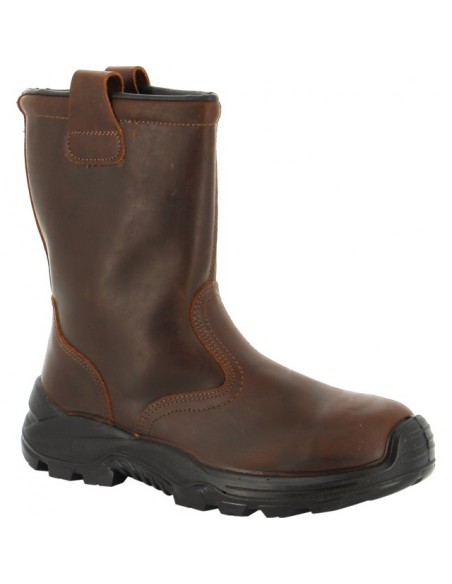 BOTTILLONS CUIR DE SECURITE THINSULATE NORDIC PLUS MARRON 42
