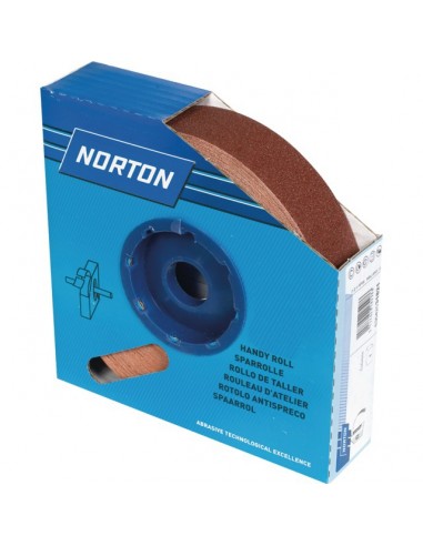 TOILE CORINDON R222 38MMX25M GRADE 120 ROULEAU