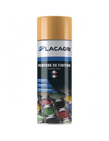 PEINTURE DE FINITION JAUNE AGRISEM AEROSOL 400ML LACAGRI