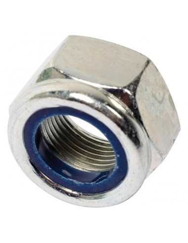 ECROU HEXAGONAL FREIN NYLON 16 MM ZINGUE 8.8 PAS 150