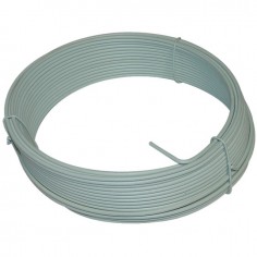 FIL TENSION GALVA PLASTIFIE BLANC DIA 2