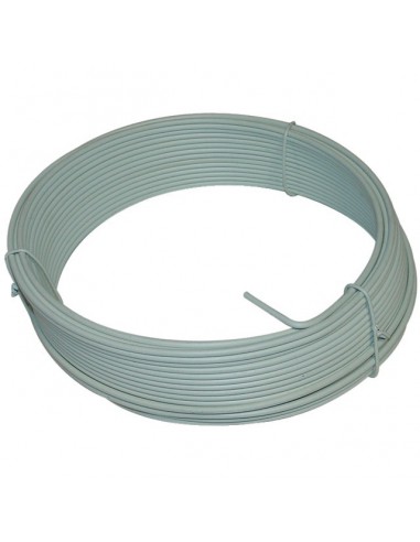 FIL TENSION GALVA PLASTIFIE BLANC DIA 2