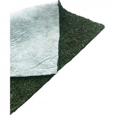 DALLE DE SOUS STATION EN CAOUTCHOUC VERT AVEC GEOTEXTILE OSVAN