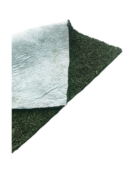 DALLE DE SOUS STATION EN CAOUTCHOUC VERT AVEC GEOTEXTILE OSVAN