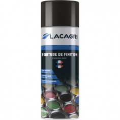 PEINTURE DE FINITION NOIR AEROSOL 400ML LACAGRI