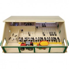 ETABLE EN BOIS LIVREE VIDE AU 1/32EME