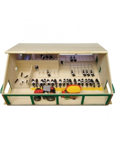 ETABLE EN BOIS LIVREE VIDE AU 1/32EME