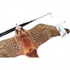 OISEAU EFFAROUCHEUR FAUCON 970X470 MM + MAT DE  5 METRES 2
