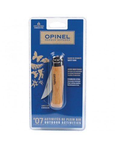 COUTEAU LAME ACIER INOXYDABLE N°7 BLISTER