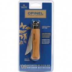 COUTEAU LAME ACIER INOXYDABLE N°9 BLISTER