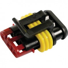 CONNECTEURS ETANCHE MALE 3 VOIES AMP SUPERSEAL 1