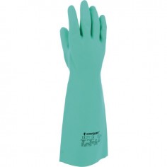 GANTS NITRILE PROTECTION CHIMIQUE MANCHETTE 45CM 10