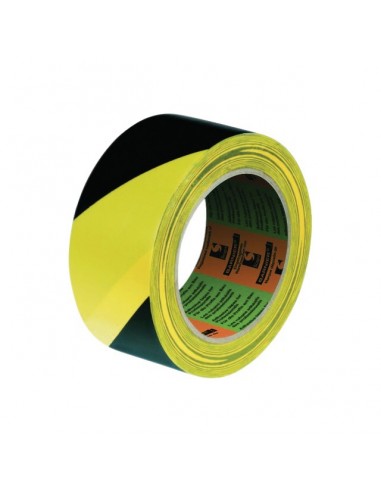 ADHESIF SIGNALISATION ZEBRE JAUNE/NOIR 50X33M EP 0