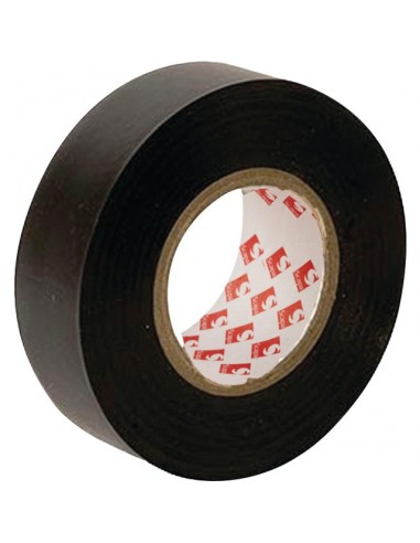 RUBAN ADHESIF DE MARQUAGE PVC ELECTRIQUE NOIR 19MM X 10M BARNIER