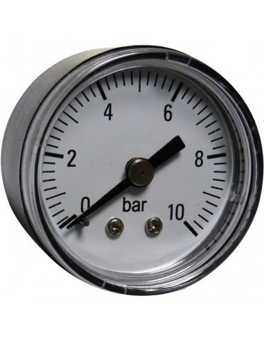 MANOMETRE 10 BARS Ø 40 MM 1/8