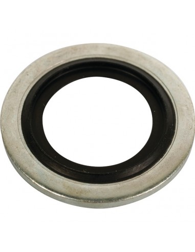 JOINT ACIER+LEVRE CAOUTCHOUC 16