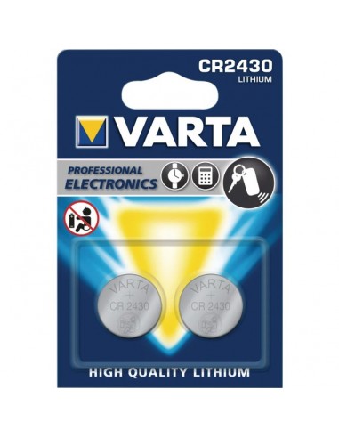 PILE LITHIUM CR2430 3V BLISTER DE 2