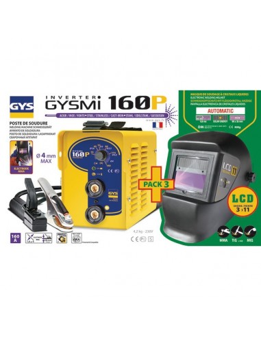 POSTE A SOUDER INVERTER MI 160P + MASQUE LCD TECHNO 11