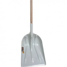 PELLE PLASTIQUE 37CM AVEC MANCHE BOIS 120 CM