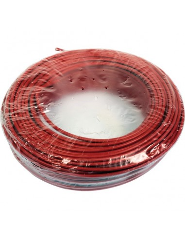 FIL MONOCONDUCTEUR ROUGE 6MM² ROULEAU DE 50M