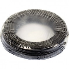 FIL MONOCONDUCTEUR NOIR 6MM² ROULEAU DE 50M