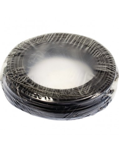 FIL MONOCONDUCTEUR NOIR 6MM² ROULEAU DE 50M