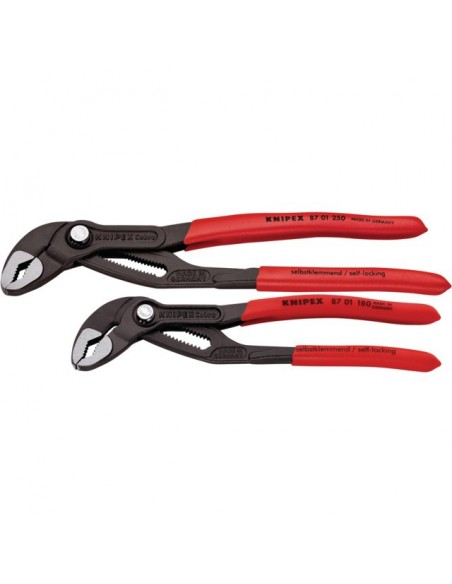 PINCE MULTIPRISE COBRA LG 180250 MM JEU DE 2