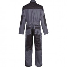 COMBINAISON DE TRAVAIL DOUBLE ZIP  GRIS/NOIR 3XL 2