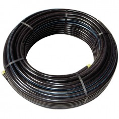 TUYAU SEMI RIGIDE FILET BLEU PE32 20X2