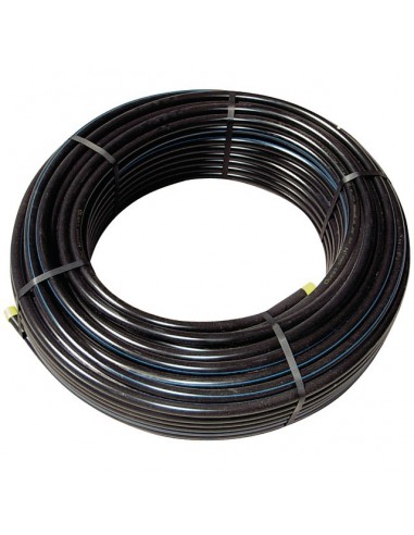 TUYAU SEMI RIGIDE FILET BLEU PE32 20X2