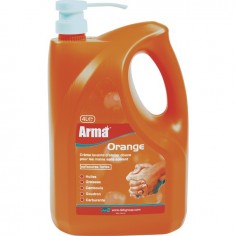 SAVON ORANGE SALISSURES FORTES BIDON AVEC POUSSOIR 4L ARMA