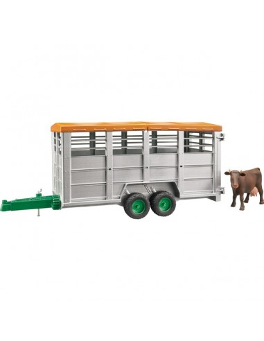 REMORQUE BETAILLERE + VACHES AU 1/16EME