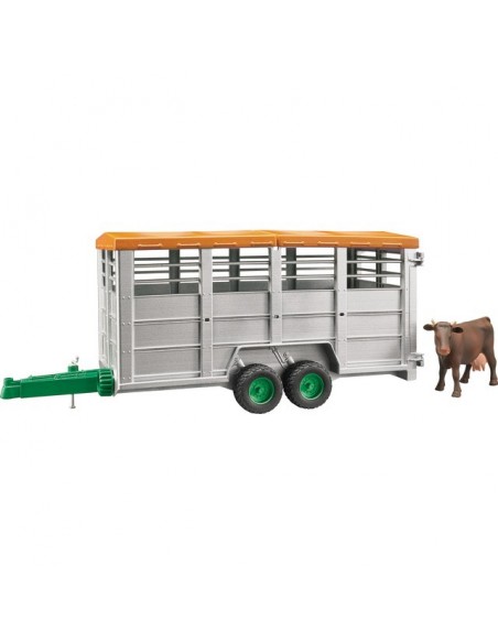 REMORQUE BETAILLERE + VACHES AU 1/16EME