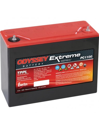BATTERIE 12V-45AH-500CCA (- +) PC1100 ODYSSEY