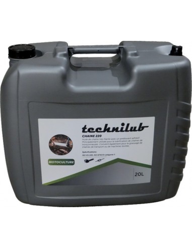 HUILE POUR CHAINE DE TRONCONNEUSE ISO 220 BIDON 20L