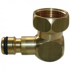 RACCORD TOURNANT 3/4 FEMELLE LAITON
