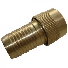 RACCORD CANNELE 25 MM AUTOMATIQUE FEMELLE LAITON GRAND DEBIT