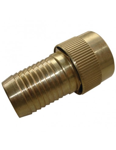 RACCORD CANNELE 25 MM AUTOMATIQUE FEMELLE LAITON GRAND DEBIT