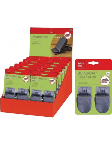 PIEGE A SOURIS LE CARTON PRESENTOIR DE 14 KIT