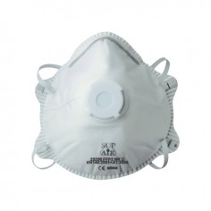MASQUE FFP2 JETABLE COQUE AVEC SOUPAPE BOITE DE 10