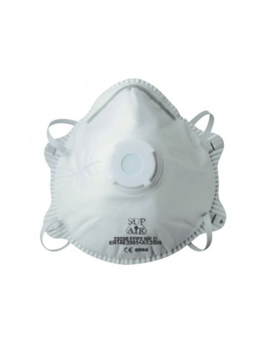MASQUE FFP2 JETABLE COQUE AVEC SOUPAPE BOITE DE 10