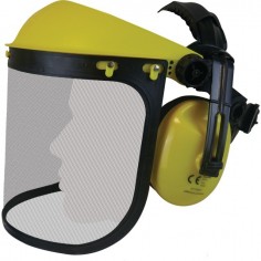 VISIERE DE PROTECTION + CASQUE ANTI-BRUIT TECHNI-POWER 2