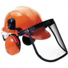 CASQUE COMPLET AVEC ANTI-BRUIT ET VISIERE TECHNI-POWER 2