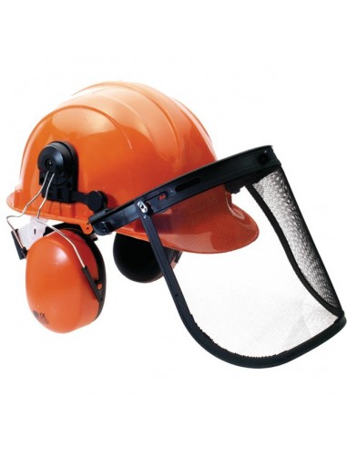 CASQUE COMPLET AVEC ANTI-BRUIT ET VISIERE TECHNI-POWER