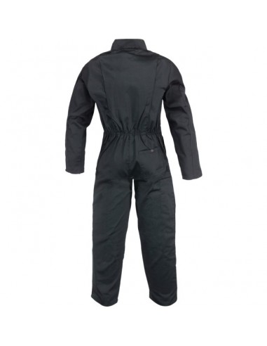 COMBINAISON DOUBLE ZIP 65% POLYESTER 35% COTON 6 POCHES M NOIR