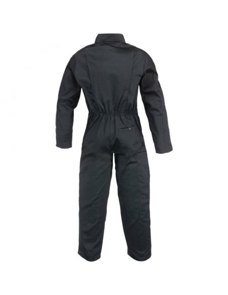 COMBINAISON DOUBLE ZIP 65% POLYESTER 35% COTON 6 POCHES L NOIR
