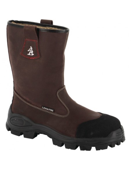 BOTTILLON CUIR TENERE S3 CI SRC DOUBLURE FOURREE ISOLANTE 43 LEMAITRE