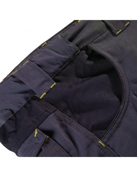 PANTALON DE TRAVAIL ADAM GRIS/NOIR 38