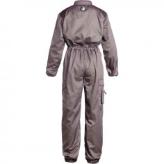 COMBINAISON DE TRAVAIL DOUBLE ZIP FEMME ALICE GRIS/ROSE M 2