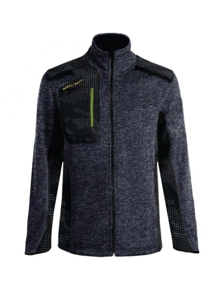 VESTE POLAIRE DOUBLURE SHERPA 5 POCHES NATO NOIR M